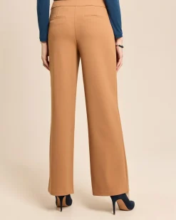 Wide Leg Hose aus Crépe
