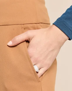Wide Leg Hose aus Crépe