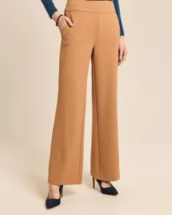Wide Leg Hose aus Crépe