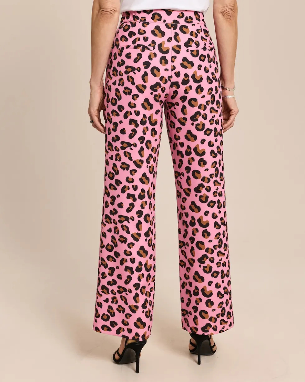 Wide Leg Hose aus Jersey