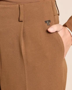 Wide Leg Hose aus Techno Stretch
