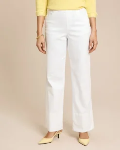 Wide Leg Hose Denim-Look