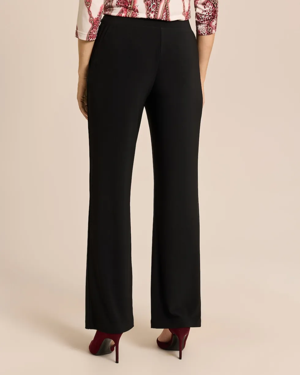 Wide Leg Hose mit Dekogürtel
