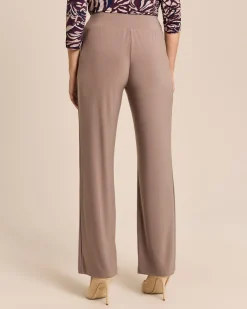 Wide Leg Hose mit Dekogürtel