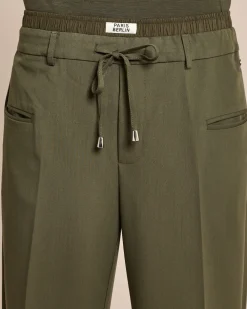 Wide Leg Hose mit Doppelbund