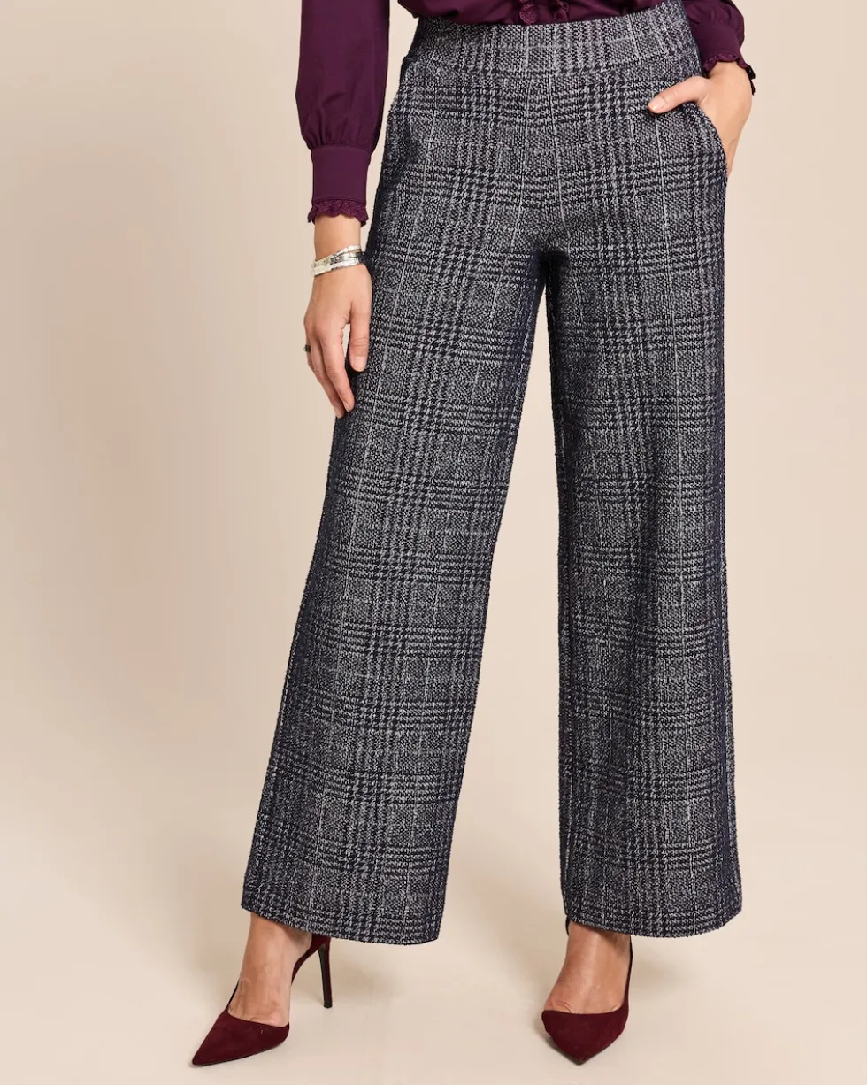Wide Leg Hose mit Rundumdehnbund