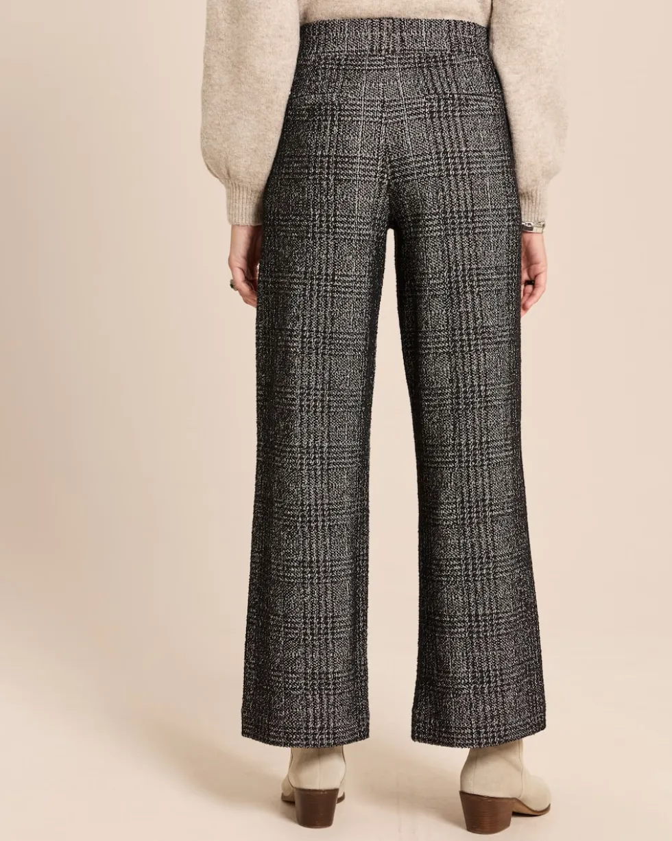 Wide Leg Hose mit Rundumdehnbund