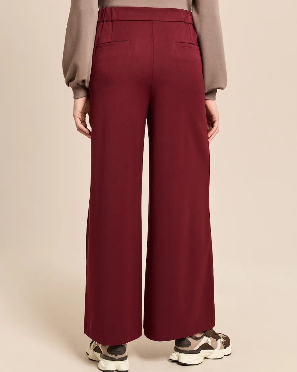 Wide Leg Hose mit Taschendetail