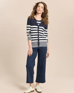Wide Leg Jeans aus Baumwoll-Modal