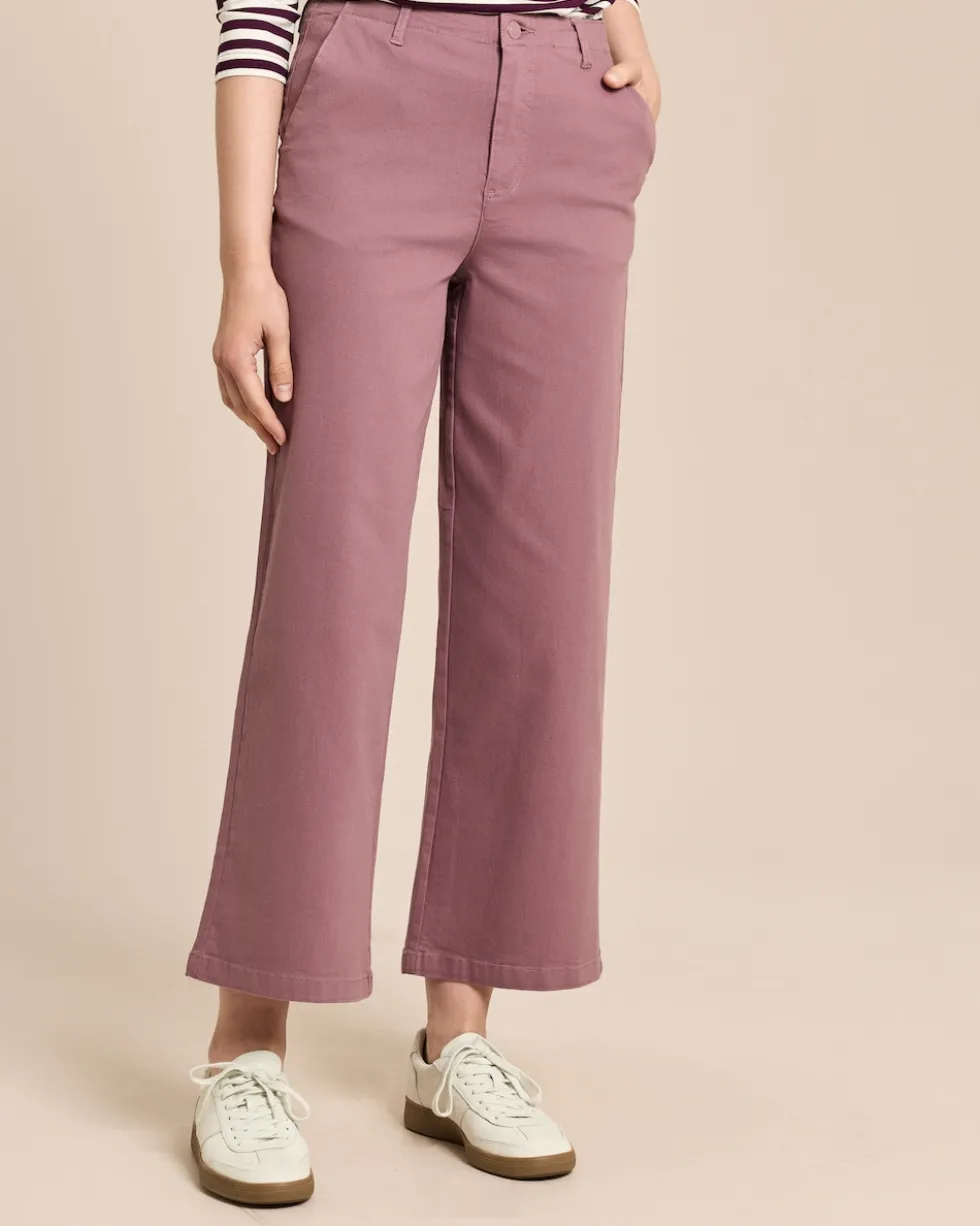 Wide Leg Jeans aus Baumwoll-Modal
