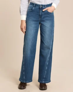 Wide Leg Jeanshose