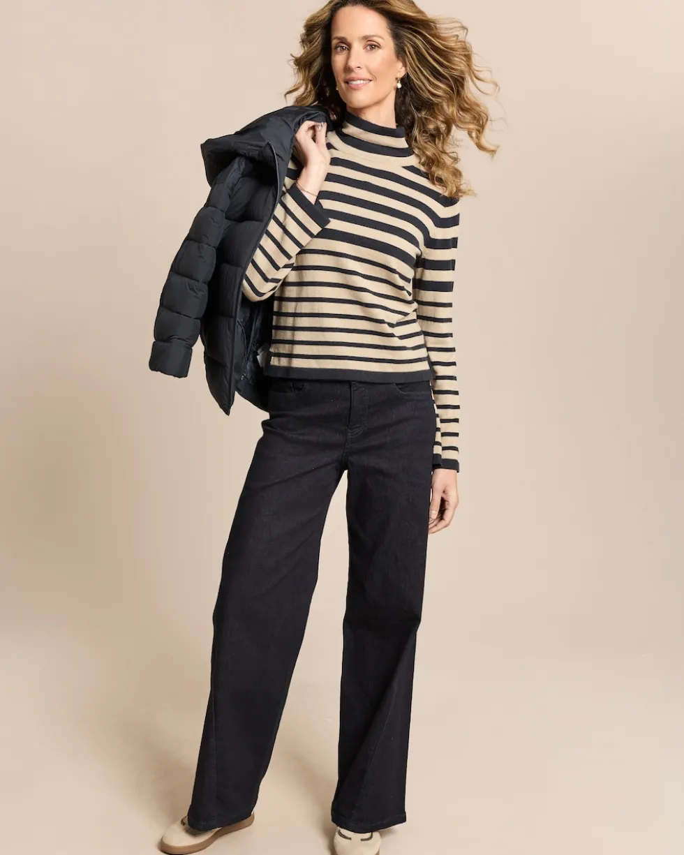 Wide Leg Jeanshose