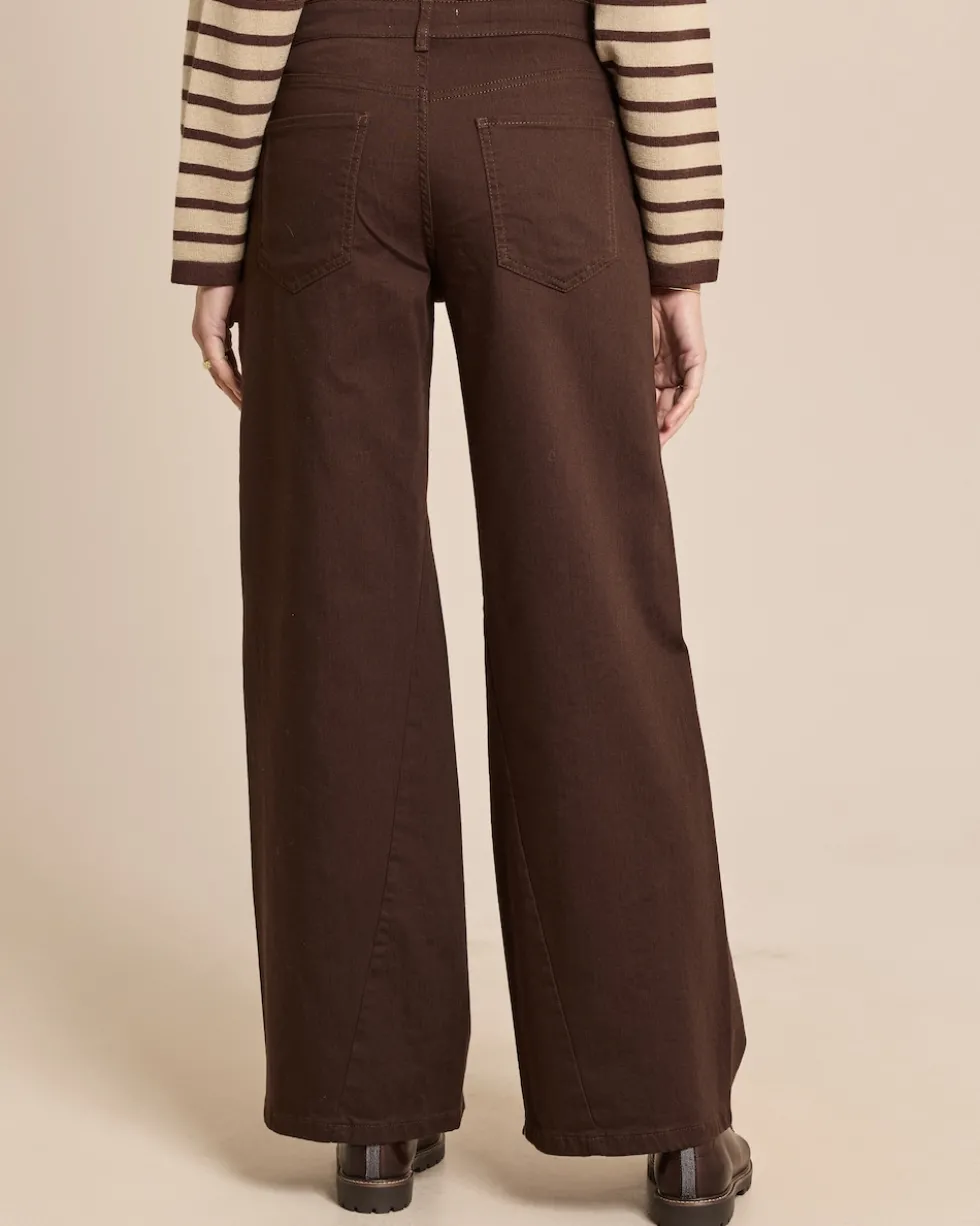 Wide Leg Jeanshose