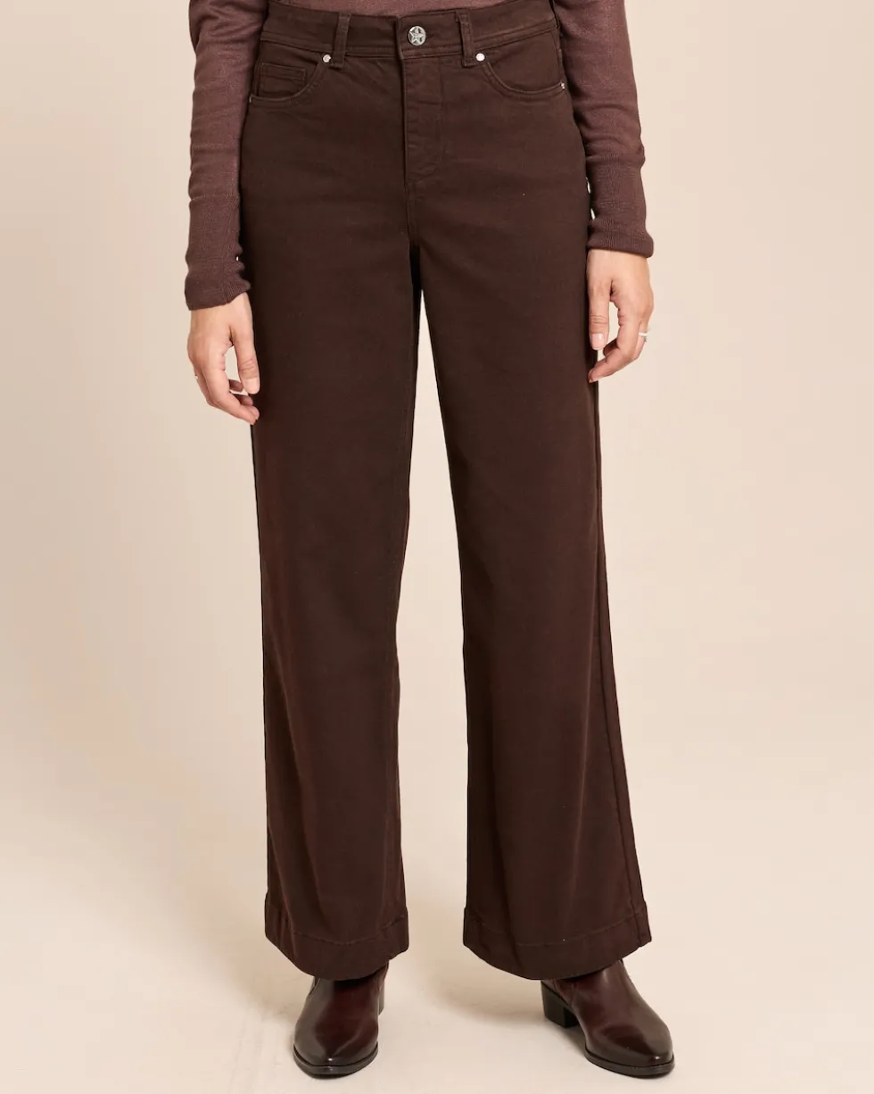 Wide Leg Jeans Hose Super Stretch