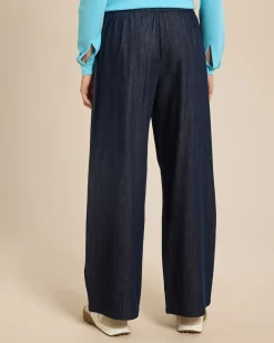 Wide Leg Jeans mit Gürteldetail