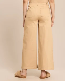 Wide-Leg-Jeans mit Teildehnbund