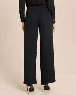 Wide Leg Joggpants mit Biese