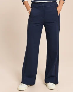 Wide Leg Ponte di Roma Hose