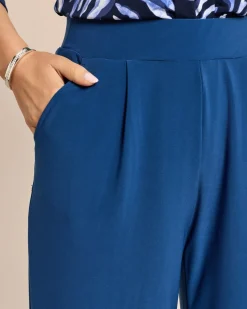 Wide Leg Schlupfhose mit Falte