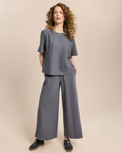 Wide Leg Soft Sweat Hose