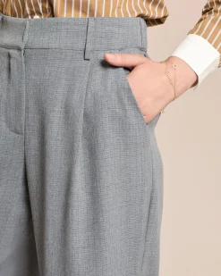 Wide Leg Stoffhose