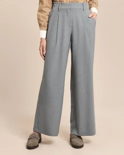 Wide Leg Stoffhose