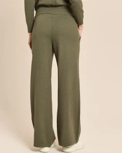 Wide Leg Strickhose