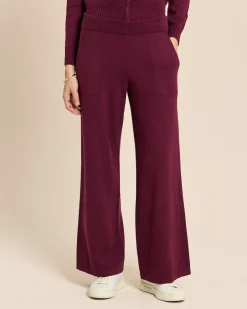 Wide Leg Strickhose
