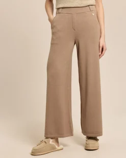 Wide Leg Strickhose