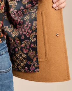 Wolljacke mit Teddy-Kragen