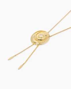 Y-Collier mit Zirkonia