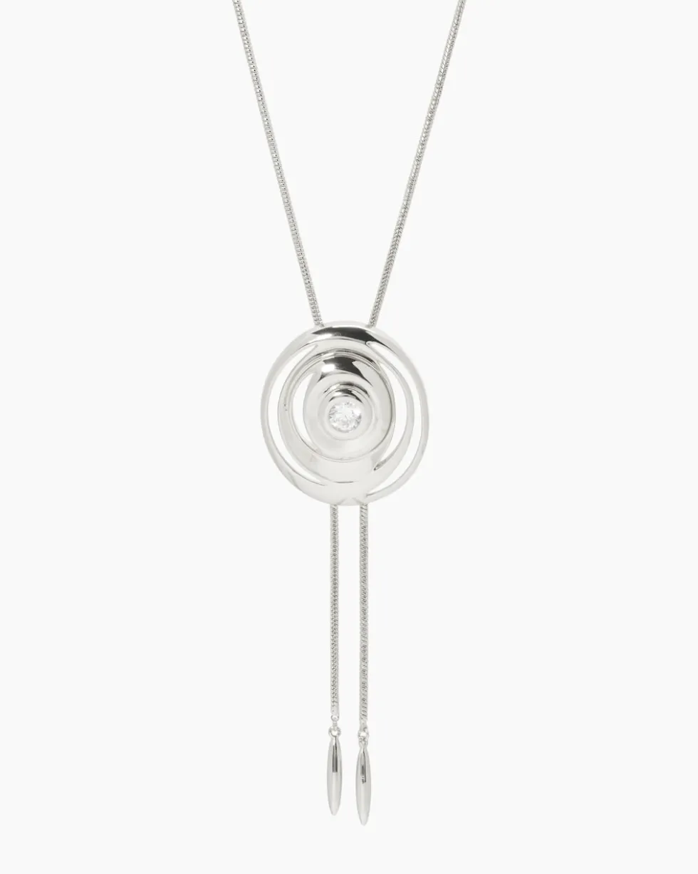 Y-Collier mit Zirkonia