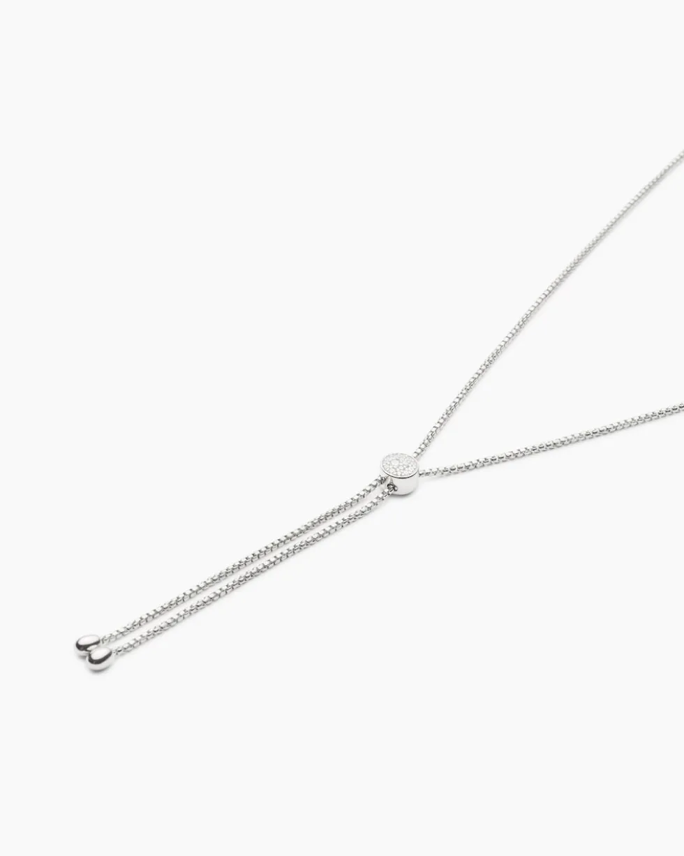 Y-Collier mit Zirkonia