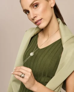 Y-Collier mit Zirkonia