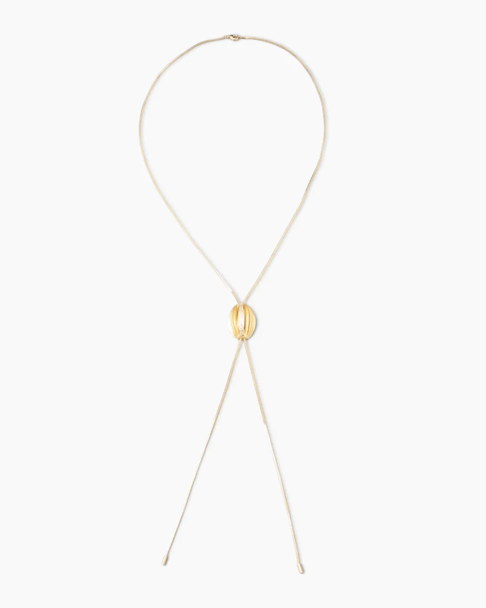 Y-Collier mit Zirkonia